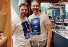 Majitelé pekárny Vilém Ráček (vlevo) a Tomáš Kadlec (vpravo)