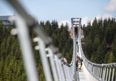 S délkou 721 metrů bude stavba pro pěší nejdelší svého druhu na světě. 