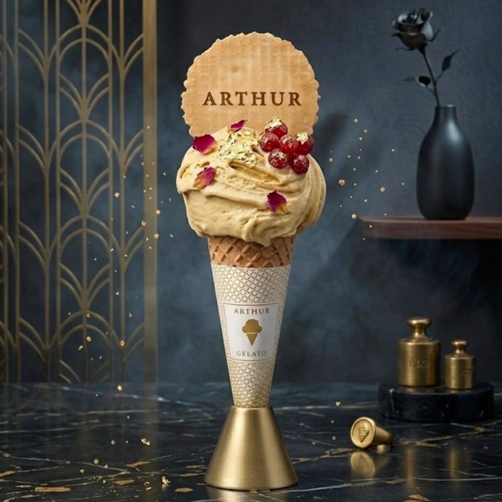 Vedle klasických chutí ochutnáte v Arthur Gelato třeba černý sezam, bílý nugát nebo cheesecake Lotus caramel.