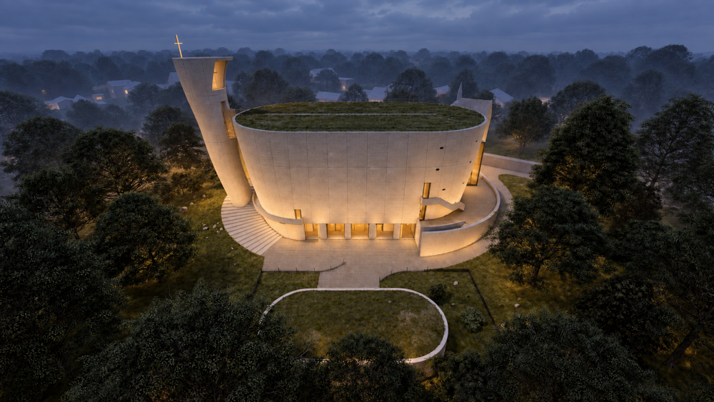 V Neratovicích vzniká kostel Nejsvětější Trojice podle návrhu architekta Zdeňka Fránka. Technologie 3D tisku betonu se využije při stavbě hlavní lodi, věže i fary. Projekt za zhruba 250 milionů korun má být dokončen v roce 2028.