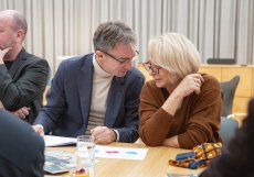 Zleva: Tomáš Portlík a Adriana Krnáčová