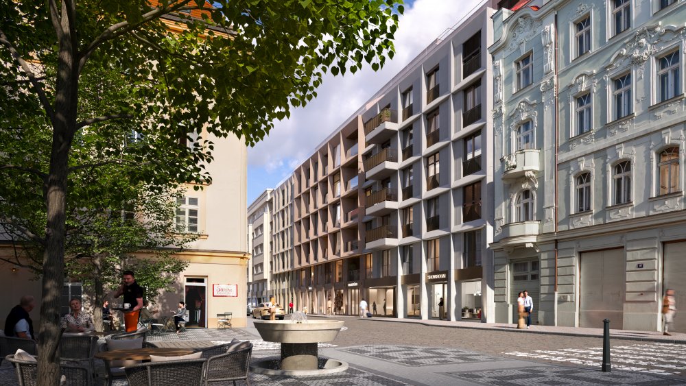 HYBE v Hybernské ulici má být komornější alternativou k sousední Masaryčce. Penta Real Estate do projektu investuje zhruba 1,1 miliardy korun a propojí historickou budovu bývalé pošty s moderní kancelářskou nástavbou. Součástí budou terasy téměř na každém patře, gastronomie i další služby. Projekt má zároveň doplnit postupně vznikající business district kolem Masarykova nádraží a Florence.