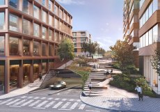 Mezi novým objektem Orion a budovou Delta vznikne veřejný prostor inspirovaný Lombard Street v San Francisku