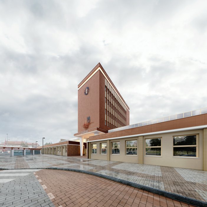 Chebské nádraží čeká proměna za 428 milionů korun. Památkově chráněné budově architekta Josefa Dandy z roku 1962 vrátí ateliér A8000 původní architektonický lesk, obnoví vzácné interiéry i umělecká díla. Největší novinkou bude veřejná vyhlídka v nejvyšším patře nádražní věže, přezdívaná „maják nad Chebem“. Rekonstrukce má být dokončena v roce 2028. Prohlédněte si, jak bude nádraží po obnově vypadat.