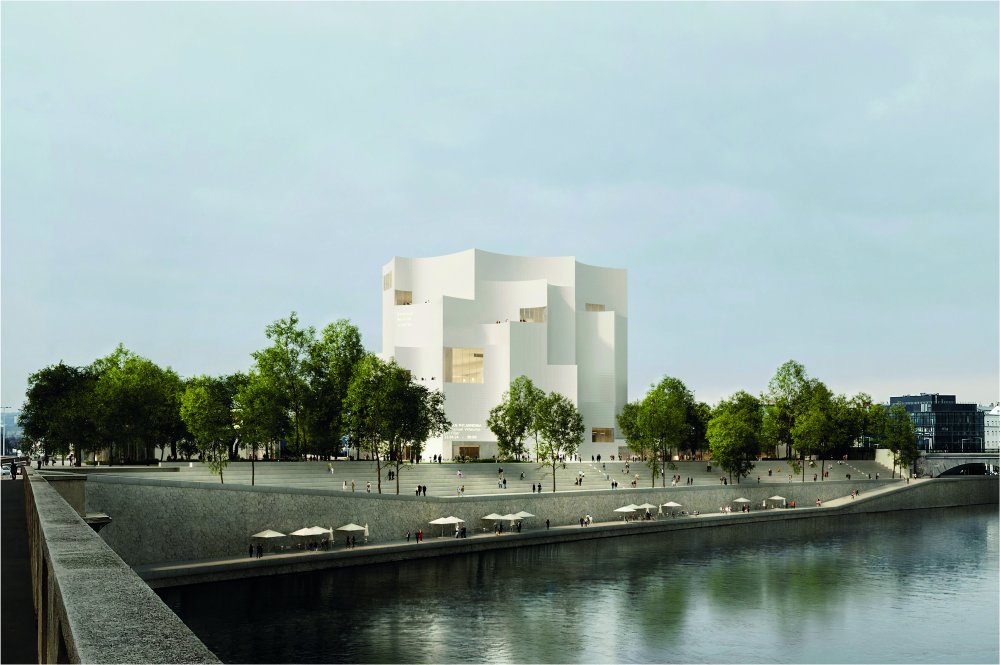 Na druhém místě se umístil projekt španělského studia Barozzi Veiga a architektonického ateliéru M1 z Prahy.