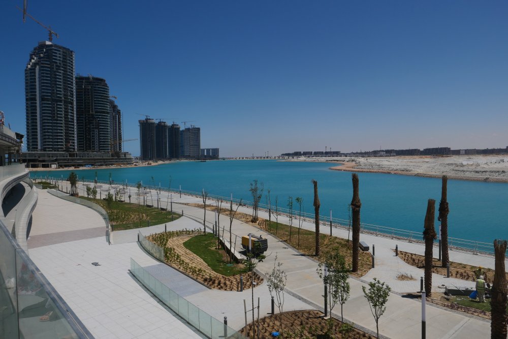 Výstavba New El Alamein City na severu Egypta byla zahájena v roce 2018.