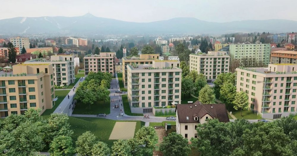 Projekt zástavby území mezi Švermovou a Vysokou ulicí představili investoři poprvé v roce 2009, kdy žádali změnu územního plánu. 