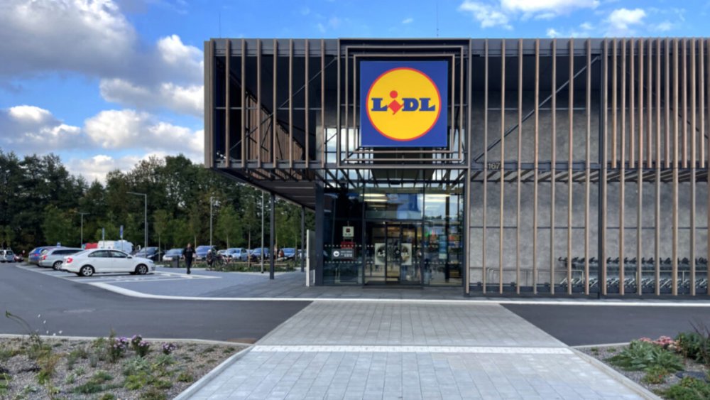 Podoba prodejny Lidl vzešla z architektonické soutěže. 
