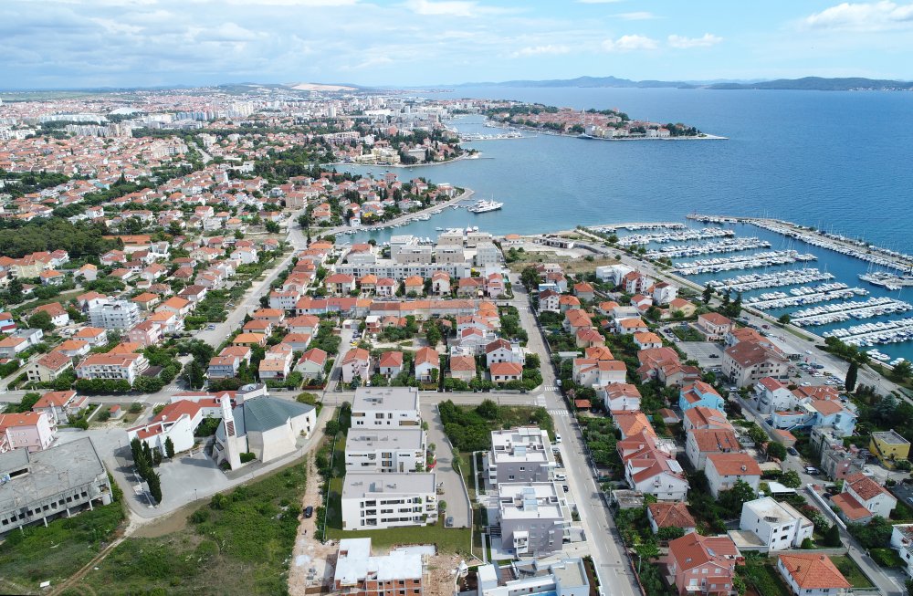 Moderní apartmán v chorvatském Zadaru, jehož cena začíná na 3,8 milionech korun.