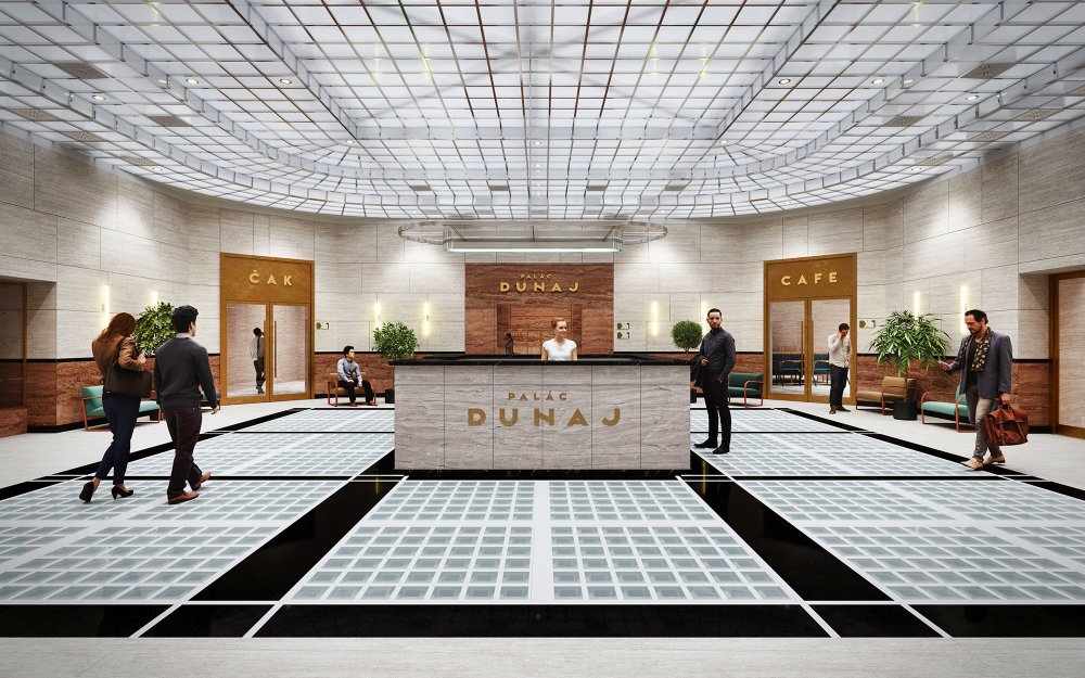 Přízemí paláce bude vyhrazeno převážně maloobchodní funkci.