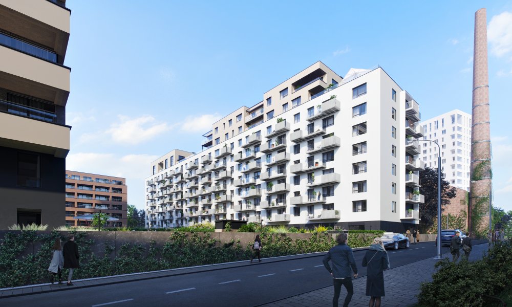 Skanska investuje přes jednu miliardu korun do výstavby třetího bytového domu ve druhé etapě projektu čtvrť Emila Kolbena. 