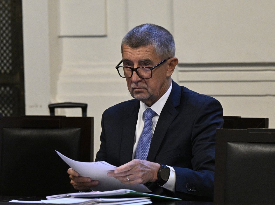Obžalovaný bývalý premiér Andrej Babiš u Městského soudu v Praze, kde pokračovalo hlavní líčení v případu kolem dotace na stavbu areálu Čapí hnízdo