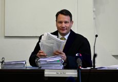 Soudce Jan Šott u Městského soudu v Praze, kde pokračovalo hlavní líčení v případu kolem dotace na stavbu areálu Čapí hnízdo