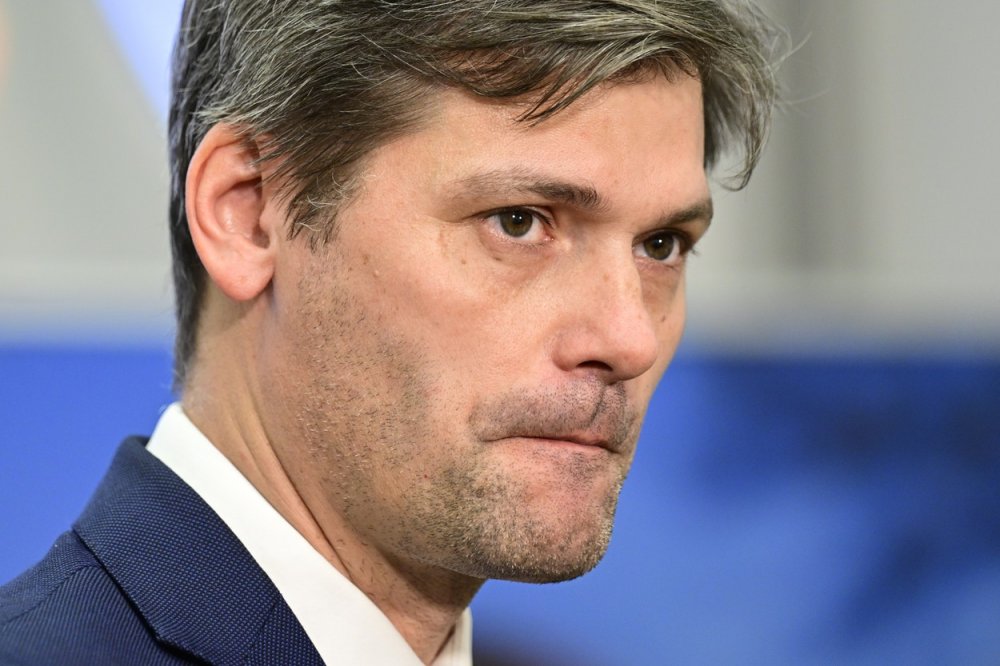 Nezávislý kandidát a senátor Marek Hilšer po sečtení prvních desítek okrsků.