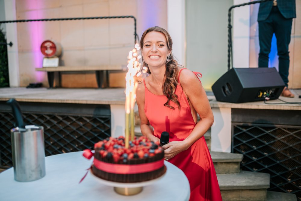 Garden party se konala i u příležitosti narozenin bývalé české vicemiss a moderátorky Evy Čerešňákové.