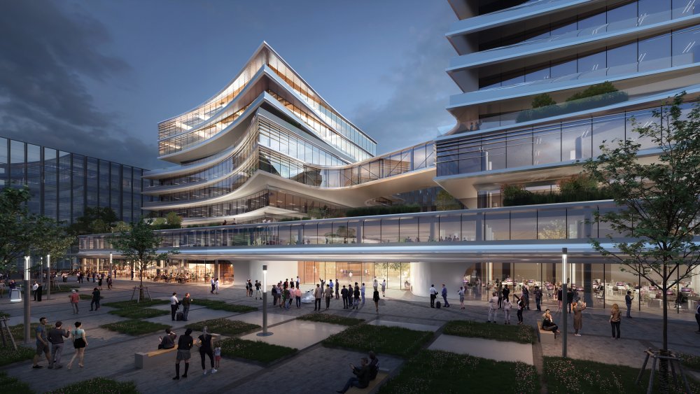 Organické tvary a přesto velmi ostré rohy bude mít nová kancelářská budova, kterou do hlavního města Litvy navrhlo architektonické studio Zaha Hadid Architects. 