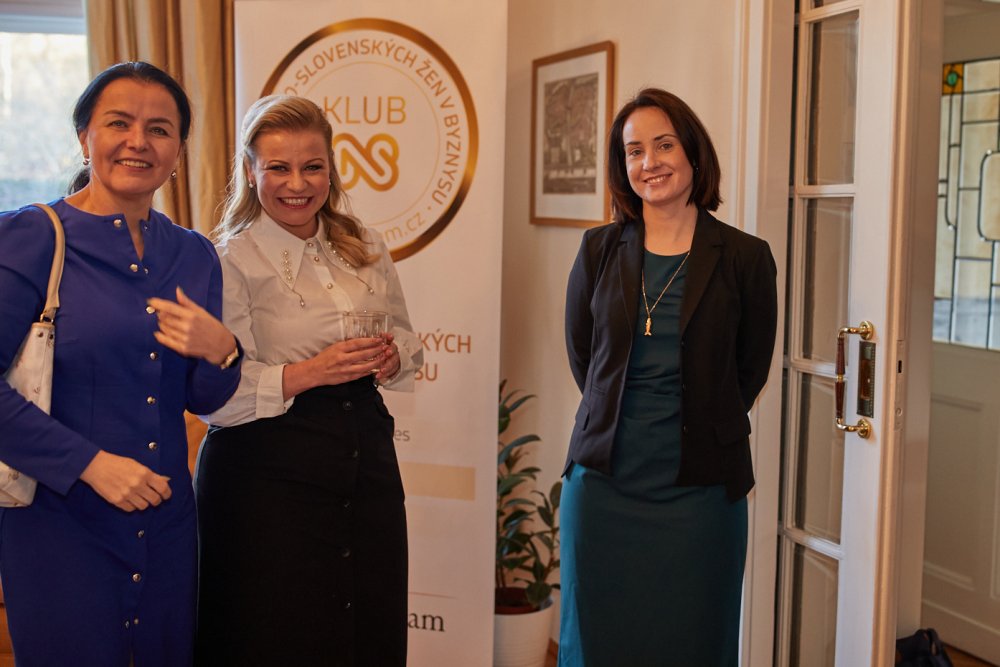 Lucie Urválková - Uniqa, Aneta Martišková - Edenred, Erin Swan - Velvyslanectví Irska pro ČR
