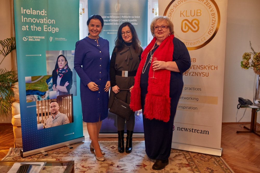 Lucie Urválková - Uniqa, Tereza Zavadilová - newstream.cz, Lenka Šťastná - BPWCR