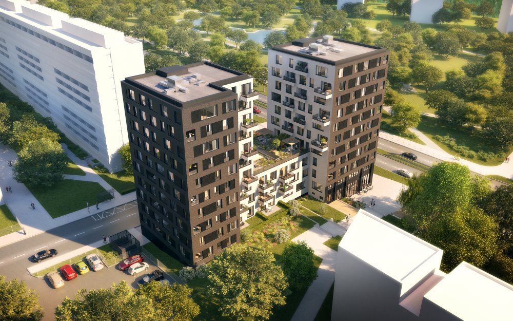 Projekt nájemního bydlení Loox - vizualizace