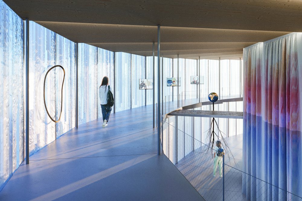1. Architektonickou soutěž na návrh českého pavilonu pro světovou výstavu Expo 2025 v japonské Ósace vyhrálo studio Apropos Architects se skleněnou spirálou.