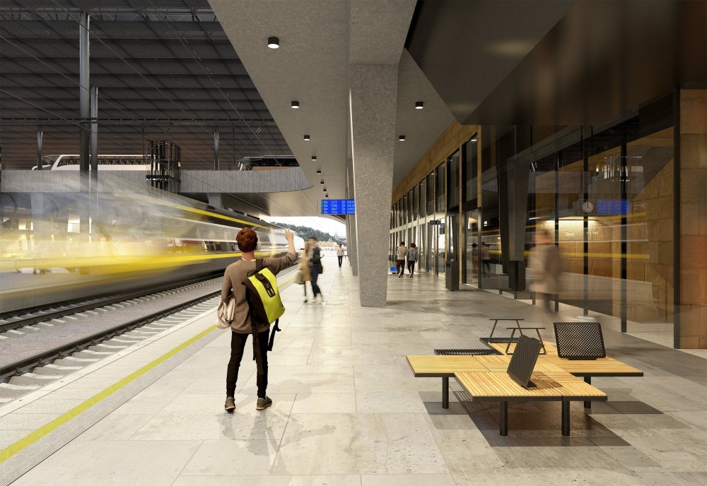  V budoucnu by se nádraží mělo stát součástí dopravního terminálu, který plánuje hlavní město.