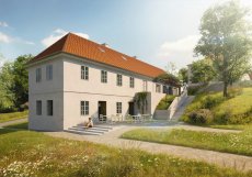 Jako první by měla být dokončena rekonstrukce domku zahradníka, kterou navrhl architekt František Brychta. (na snímku vizulaizace)