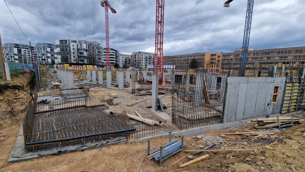 Projekt dostupného nájemního bydlení Prosek Park - se už staví na Praze 9. Hotov by měl být v roce 2024.