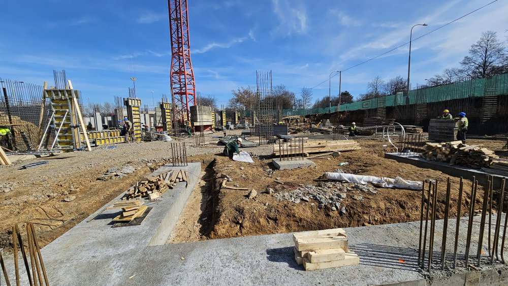 Projekt dostupného nájemního bydlení Prosek Park - se už staví na Praze 9. Hotov by měl být v roce 2024.