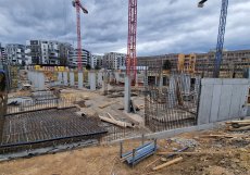 Projekt dostupného nájemního bydlení Prosek Park - se už staví na Praze 9. Hotov by měl být v roce 2024.