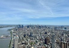 Výhled z 1WTC nabízí úchvatné pohledy na celý Manhattan a přilehlé oblasti