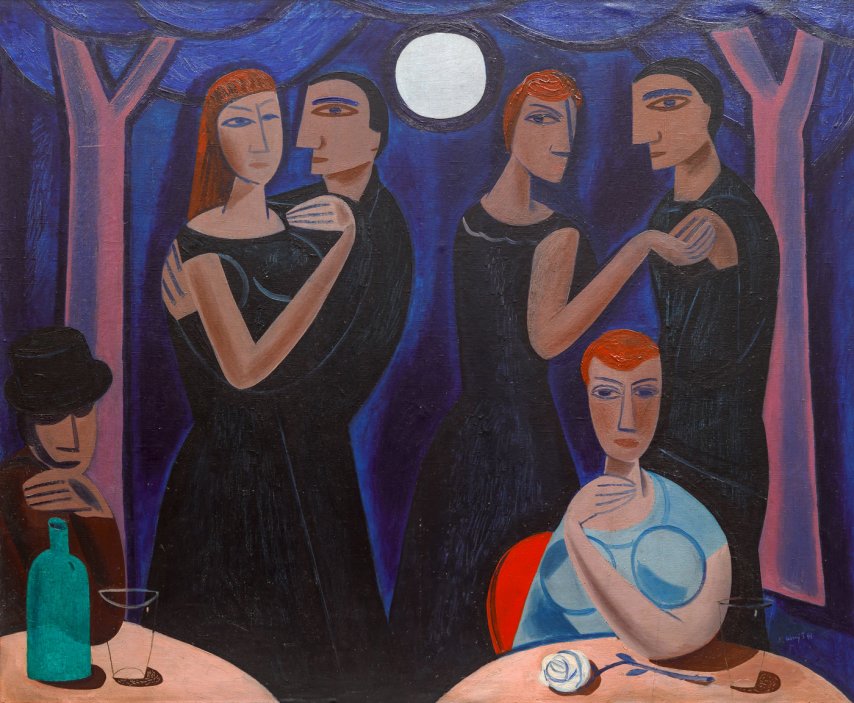 Karel Černý: Tanec v zahradě (vyvolávací cena 4 miliony)