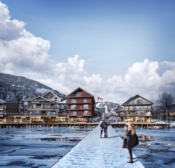 Brownfield se promění na přímořské městečko.