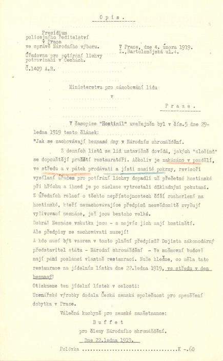 Pondělí, středy a pátky bez masa? Kdepak v poslanecké restauraci.