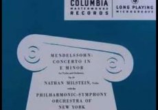 První vylisovanou LP deskou Columbia Records byl pod katalogovým číslem ML4001 byl záznam Mendelssohnova houslového koncertu e moll  v podání New York Philharmonic Orchestra pod taktovkou Bruna Waltera a sólisty Nathana Milsteina. 