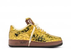 Louis Vuitton x Nike Air Force 1 Gold