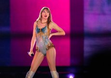 Taylor Swift na koncertě své Eras Tour 23. května v texaském Arlingtonu.