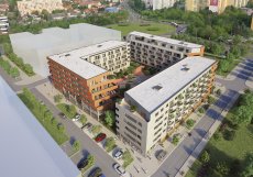 Projekt nájemního bydlení Opatov II na Praze 11 - vizualizace