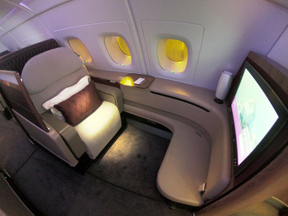 Qatar Airways nabízí první třídu jen na svých šesti jumbojetech A380 