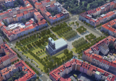 Rekonstrukce náměstí Jiřího z Poděbrad vyjde Prahu na 395 milionů