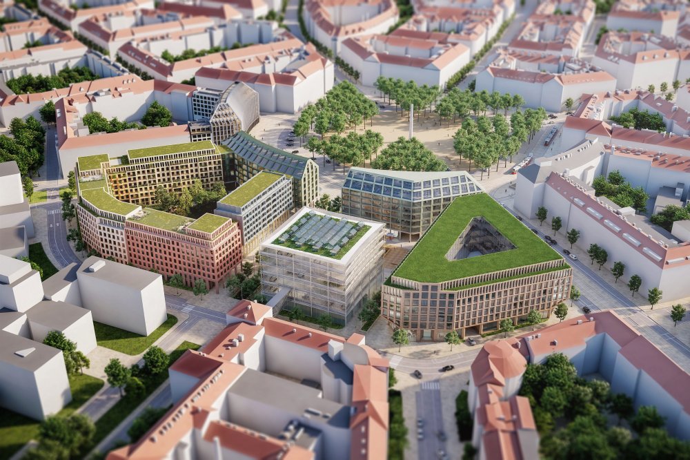 Po 100 letech bude dostavěno Vítězné náměstí. Vítězem se stal holandsko-český tým Benthem Crouwel Architects a Opočenský Valouch Architekti a jejich návrh