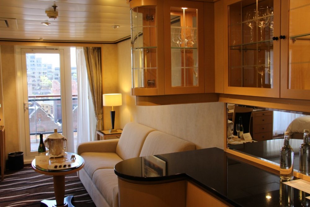 Apartmá s balkonem zvaná Queens Grill Suite