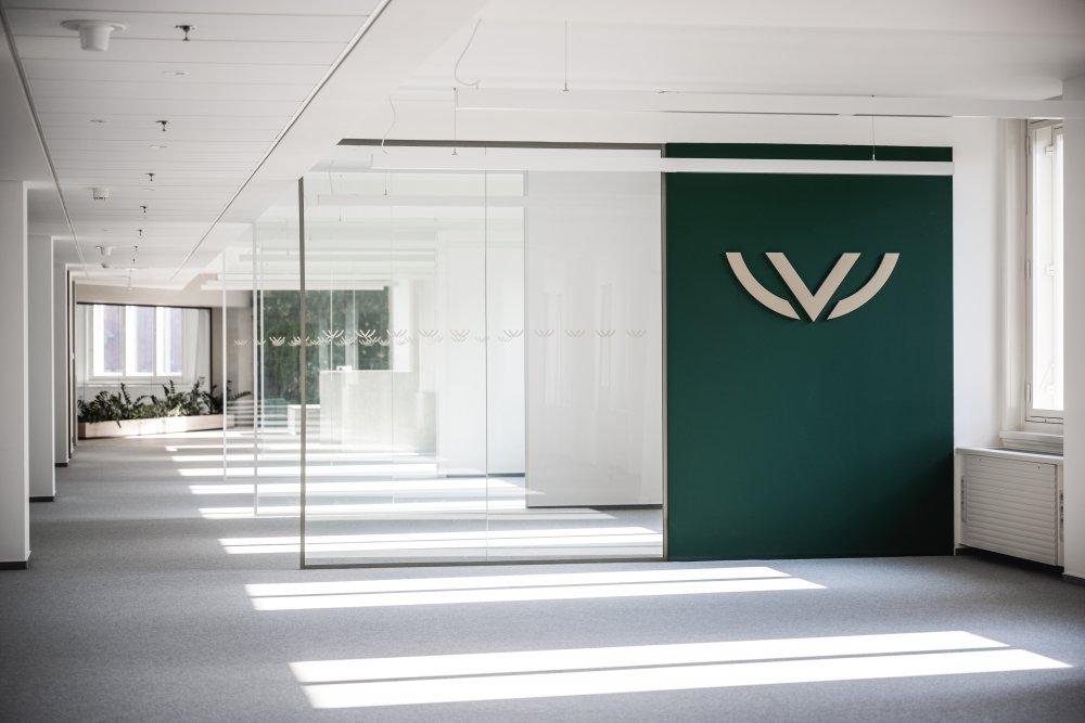 Prostory bankovního paláce v ulici Na Příkopě