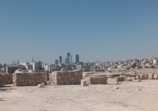 Pohled na hlavní město Jordánska Ammán