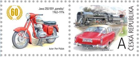 V pátek 25. března bude možné získat rovněž podpis výtvarníka Jiřího Rameše, tvůrce poštovní známky s automobilem Wikov 7/28.
