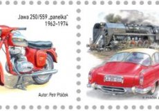 V pátek 25. března bude možné získat rovněž podpis výtvarníka Jiřího Rameše, tvůrce poštovní známky s automobilem Wikov 7/28.