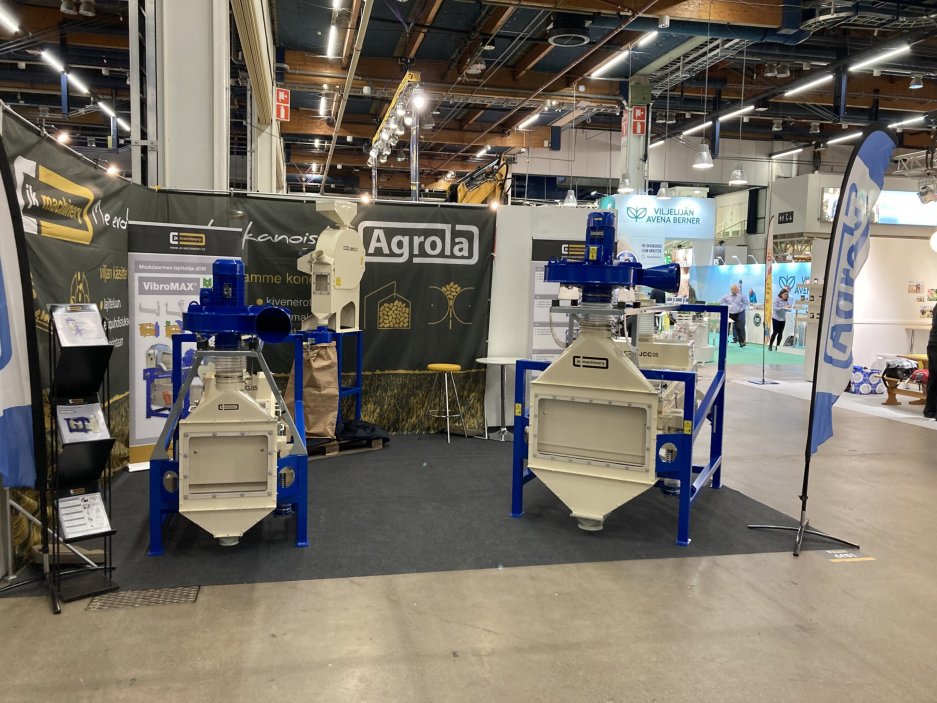 Firma JK Machinery vyváží čističky i loupačky také do Finska. 