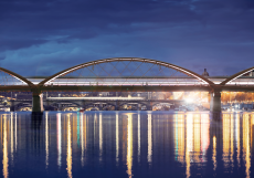 Vizualizace mostu na Výtoni