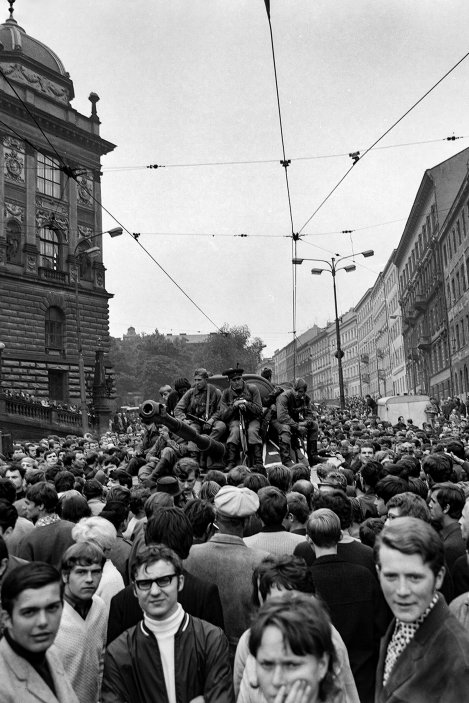 Václavské náměstí v srpnu 1968