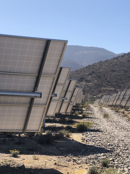 Solární elektrárny Soleku v Chile pod Andami