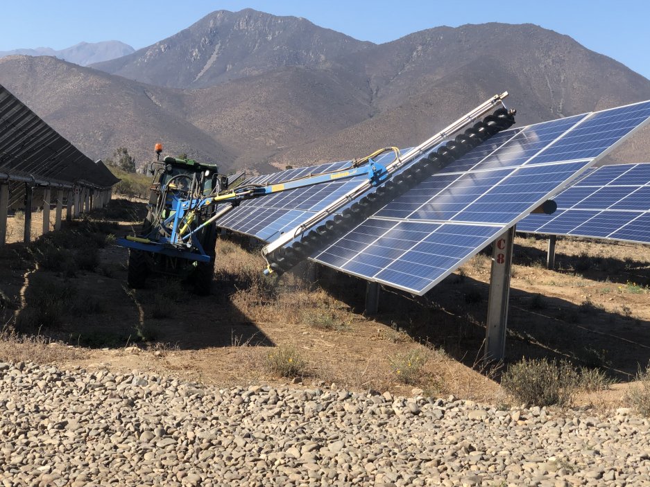 Solární elektrárny Soleku v Chile pod Andami